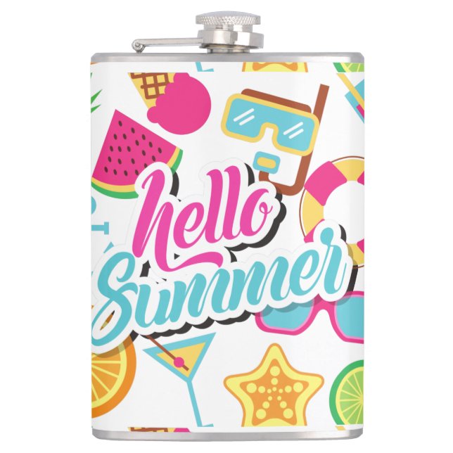 Hello Summer Flask (Front)