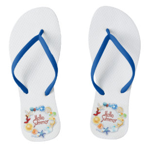 Hello Summer Flip Flops