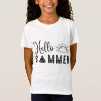 Hello Summer Funny Watermelon Fruit Eater Graphic