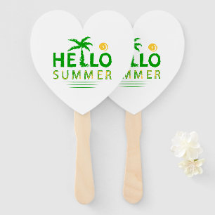 Hello Summer Hand Fan