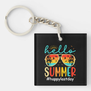 Hello Summer Happy Last Day of School Student Key Ring