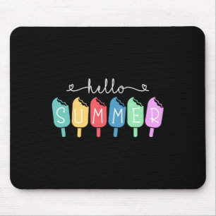 Hello Summer Happy Last Day School Teacher Student Mouse Mat