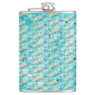 Hello Summer Hip Flask