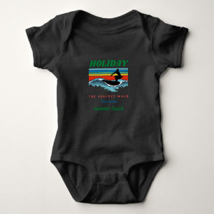 Hello Summer Holiday, Surfer Paradise Beach T-Shi Baby Bodysuit