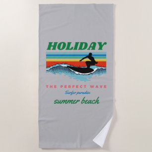 Hello Summer Holiday, Surfer Paradise Beach Towel