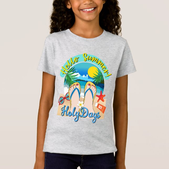 Hello Summer - HolyDays  T-Shirt (Front)