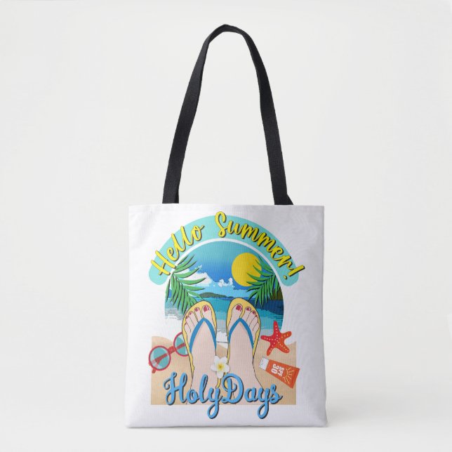 Hello Summer - HolyDays Tote Bag (Front)