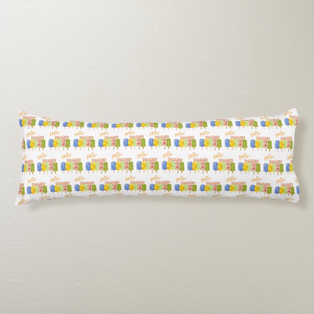 hello summer ice cream body cushion (Front)