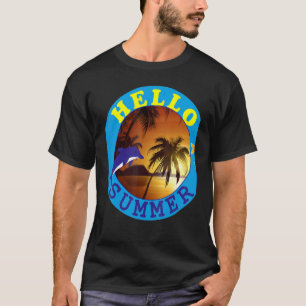 Hello Summer Ice Cream Family Vacation Popsicle Ic T-Shirt