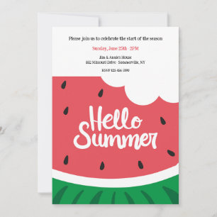 Hello Summer Invitation