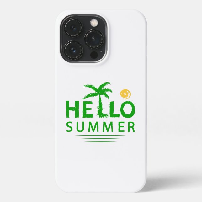 Hello Summer iPhone Case (Back)