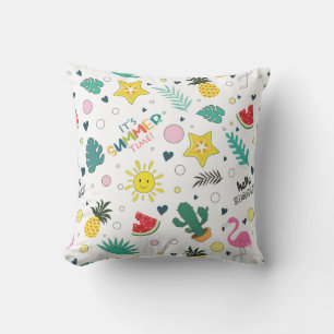 Hello Summer, It's Summer Time, Summer Fun Cushion
