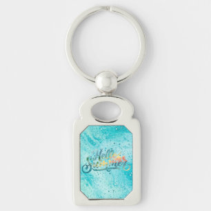Hello Summer Key Ring