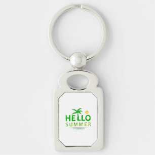 Hello Summer Key Ring