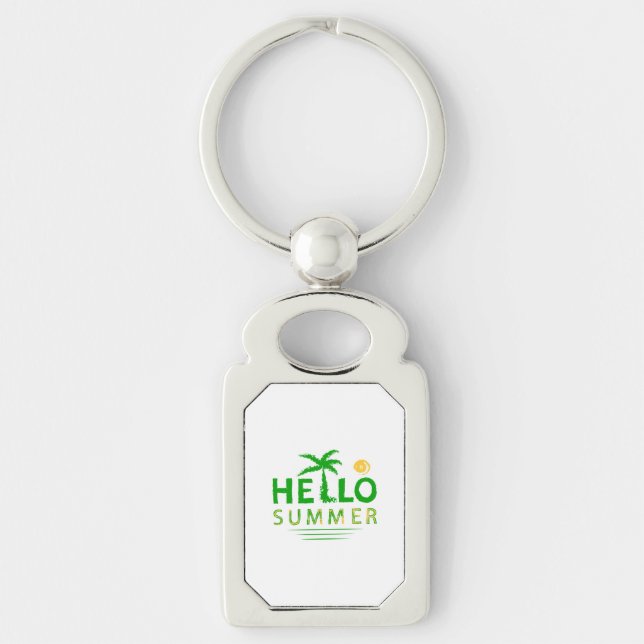 Hello Summer Key Ring (Front)