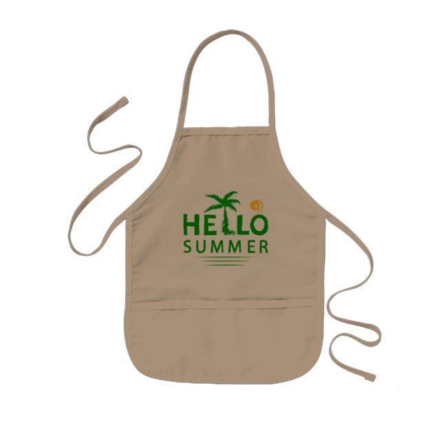 Hello Summer Kids Apron (Front)