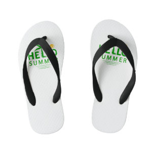 Hello Summer Kid's Flip Flops