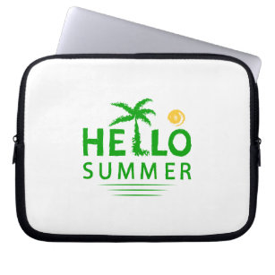 Hello Summer Laptop Sleeve
