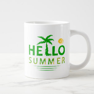 Hello Summer Large Coffee Mug