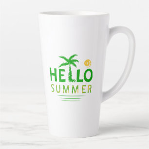 Hello Summer Latte Mug