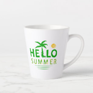 Hello Summer Latte Mug