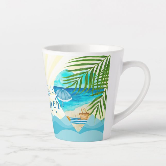 Hello Summer Latte Mug (Right)