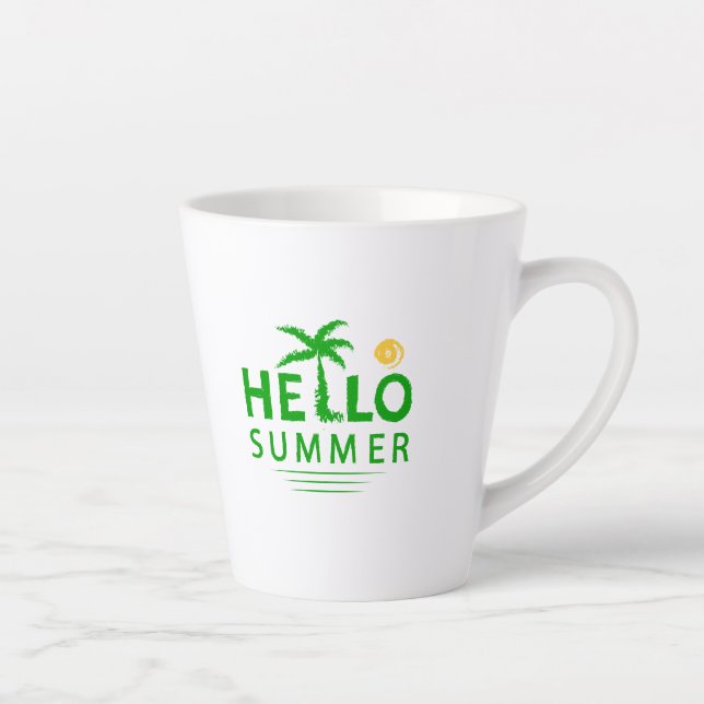 Hello Summer Latte Mug (Right)