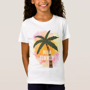 Hello Summer! Let the Sun Shine! Fun Palm Tree T-Shirt