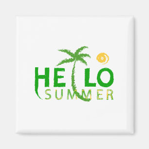 Hello Summer Magnet