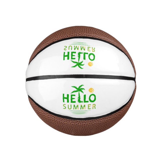 Hello Summer Mini Basketball (Front)
