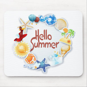 Hello Summer Mouse Mat