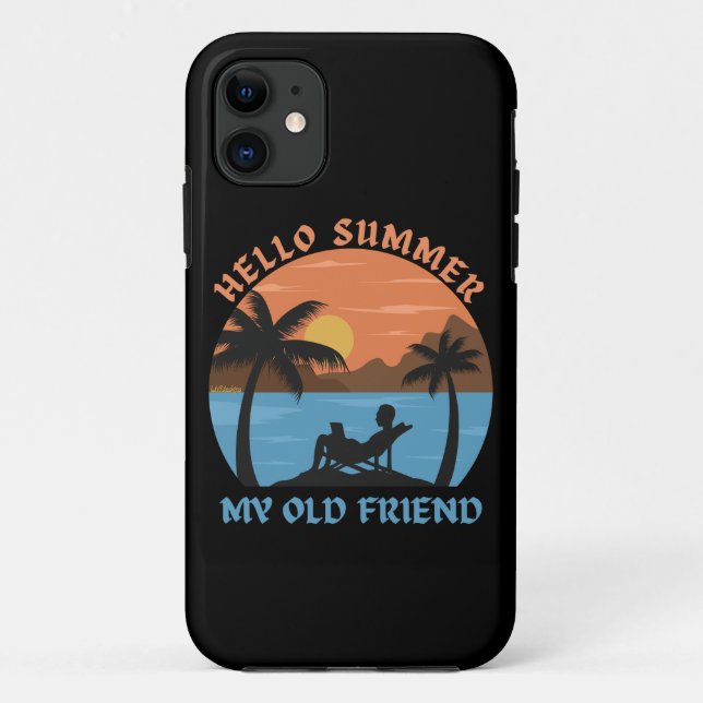 HELLO SUMMER MY OLD FRIEND                         Case-Mate iPhone CASE (Back)