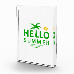 Hello Summer Photo Block