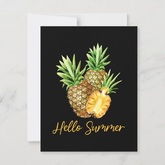 Hello Summer Pineapple Tropical Fruit (Front)