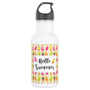 Hello Summer Popsicles and Ice Cream 532 Ml Water Bottle