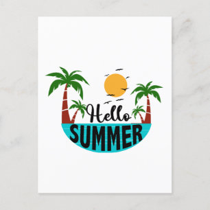 Hello Summer Postcard