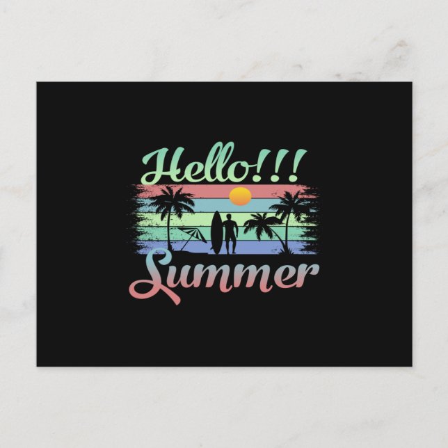 Hello Summer Postcard (Front)