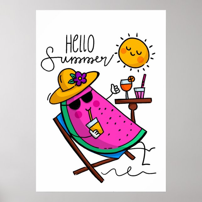 Hello Summer Poster (Front)