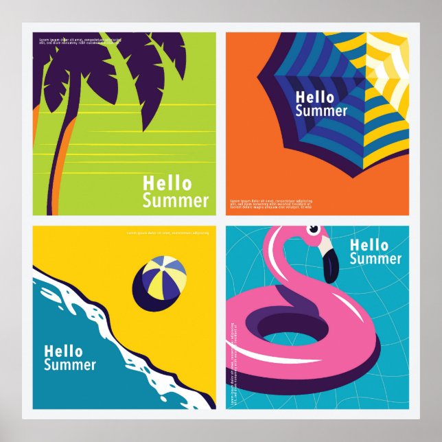 Hello summer poster (Front)