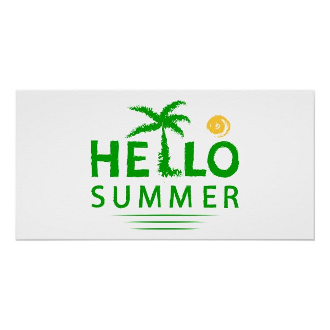 Hello Summer Poster (Front)