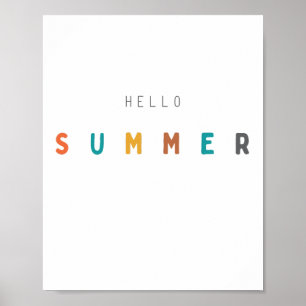 hello summer. Poster & Prints