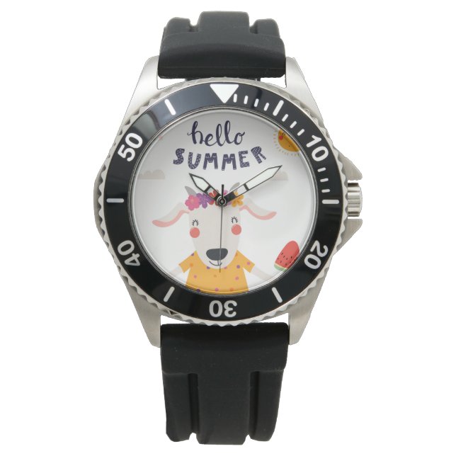 Hello Summer Protected Crown Watch (Front)