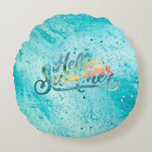 Hello Summer Round Cushion