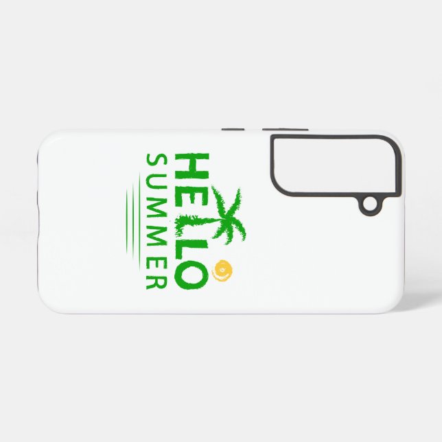 Hello Summer Samsung Galaxy S22 Case (Back Horizontal)