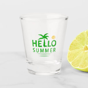 Hello Summer Shot Glass