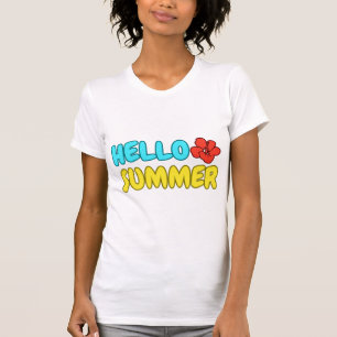 Hello Summer Slim Fit T-Shirt
