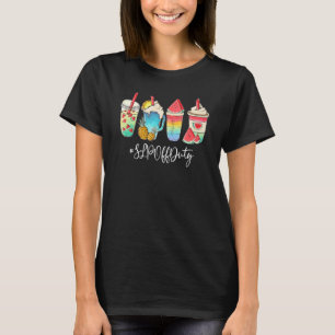 Hello Summer Slp Off Duty Coffee Summer Beach Suns T-Shirt