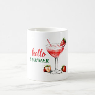 Hello Summer   Strawberry Cocktail Mug