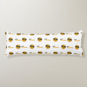 Hello Summer Sun with Sunglasses Body Cushion