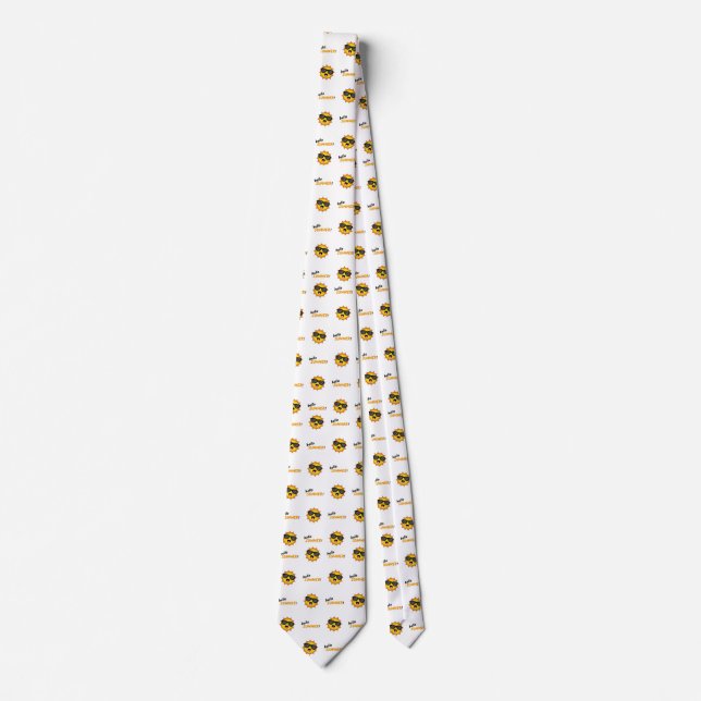 Hello Summer Sun with Sunglasses Tie (Front)